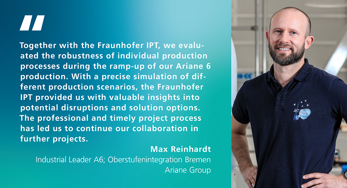Quote and photo by Max Reinhardt, Ariane Group